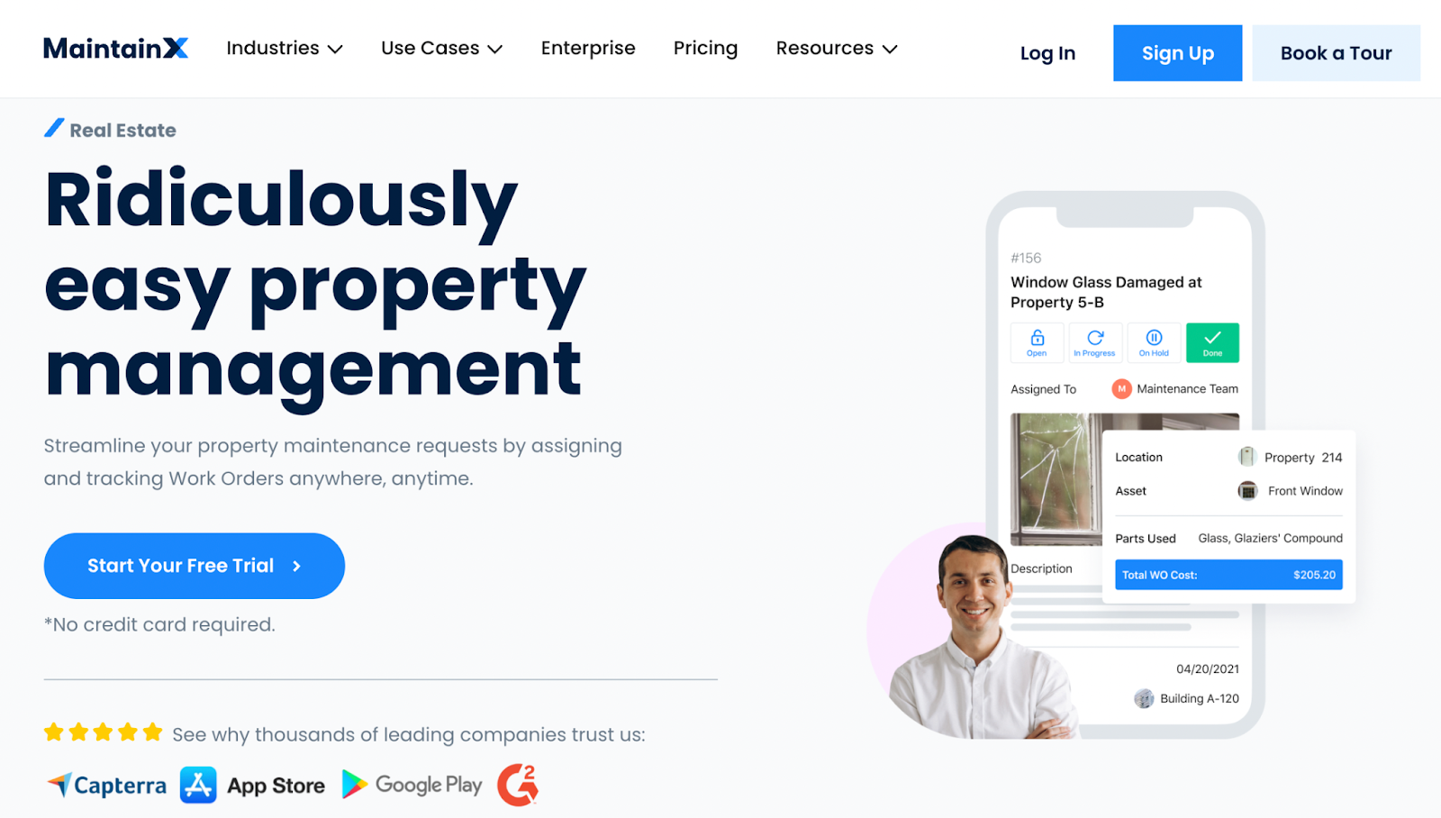 MaintainX: property maintenance tracking software
