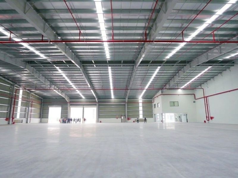 Bên trong nhà xưởng xây sẵn cho thuê của Gaw NP Industrial