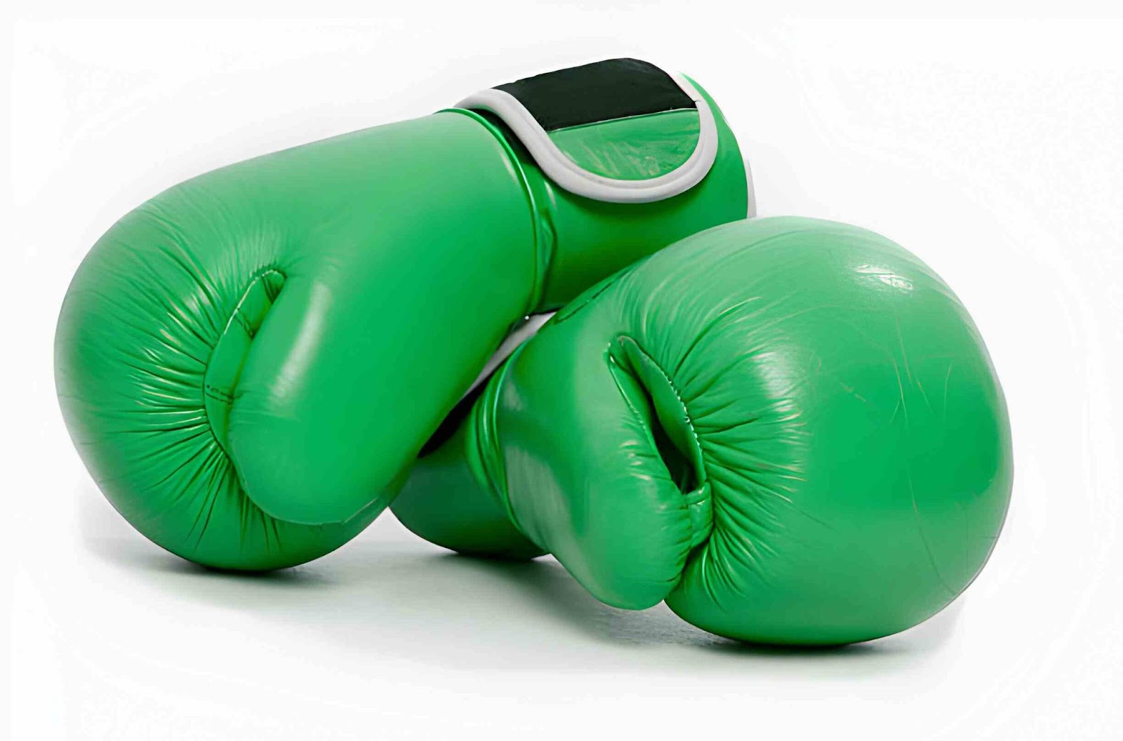 green boxing gloves