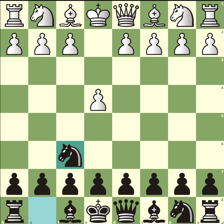 Alekhine Defense chess opening.