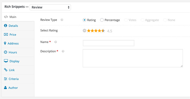wordpress review plugin, wp rich snippets