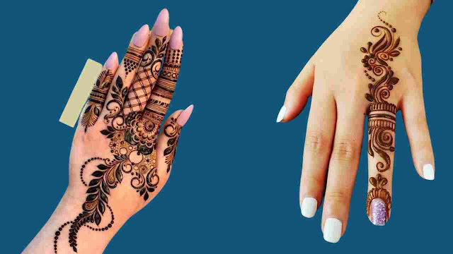 EASY AND BEAUTIFUL FINGER MEHNDI