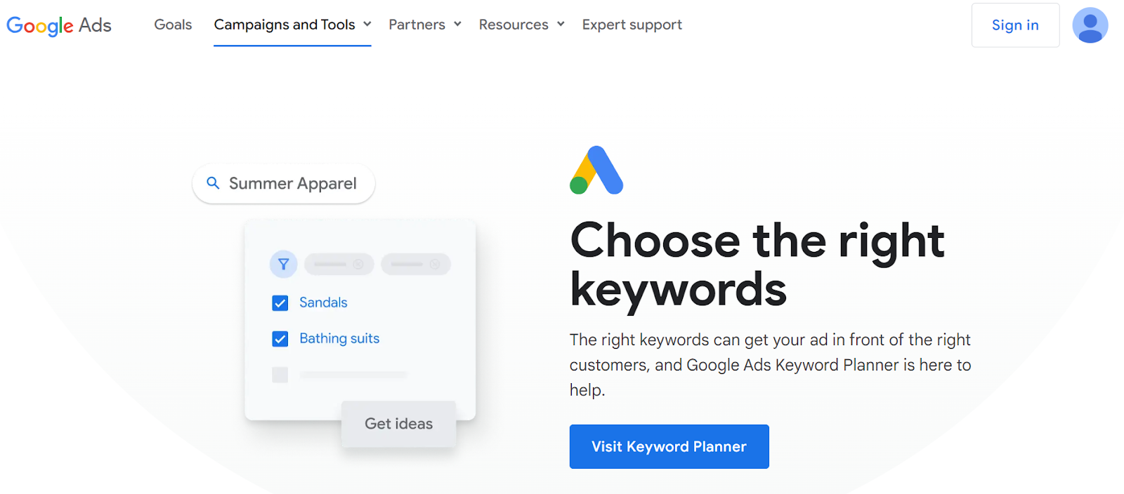 Google Keyword Planner