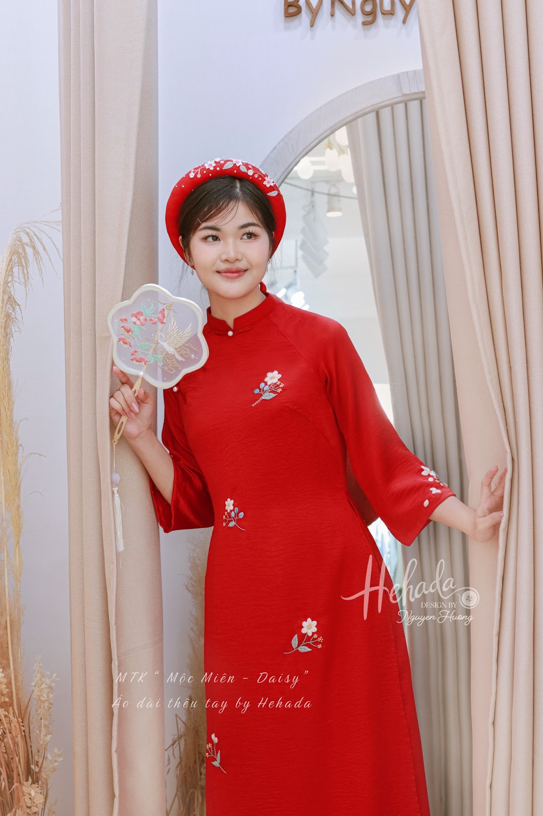 Áo dài cưới Mộc Miên Daisy cho cô dâu