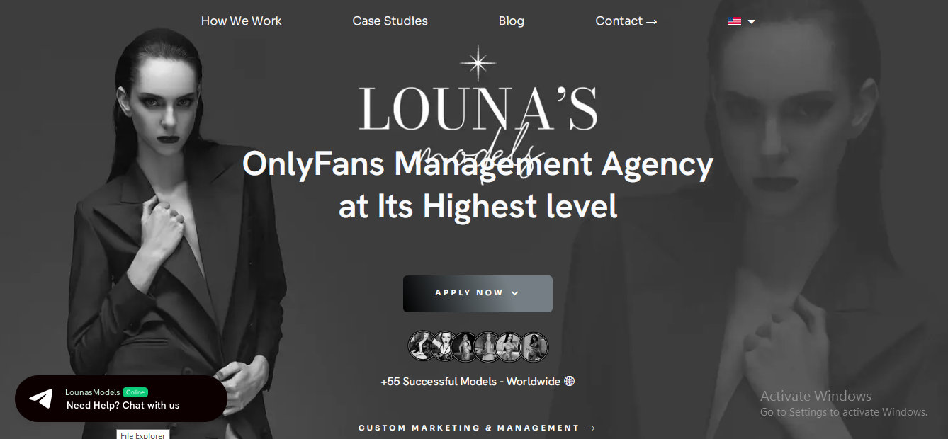 Louna's Models the best OnlyFans promotion service