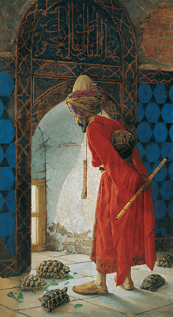 Osman Hamdi Bey, Kaplumbağa Terbiyecisi tablosu, 1906