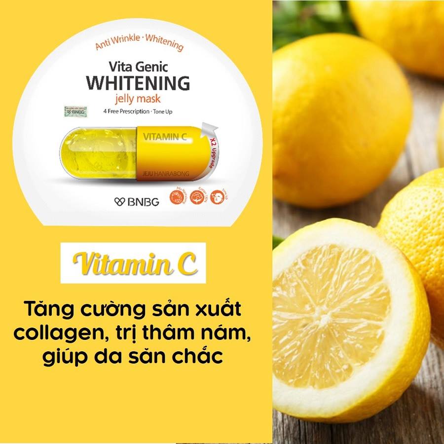 Mặt Nạ BNBG Vitamin C Chống Oxy Hóa, Làm Sáng Da 30ml
