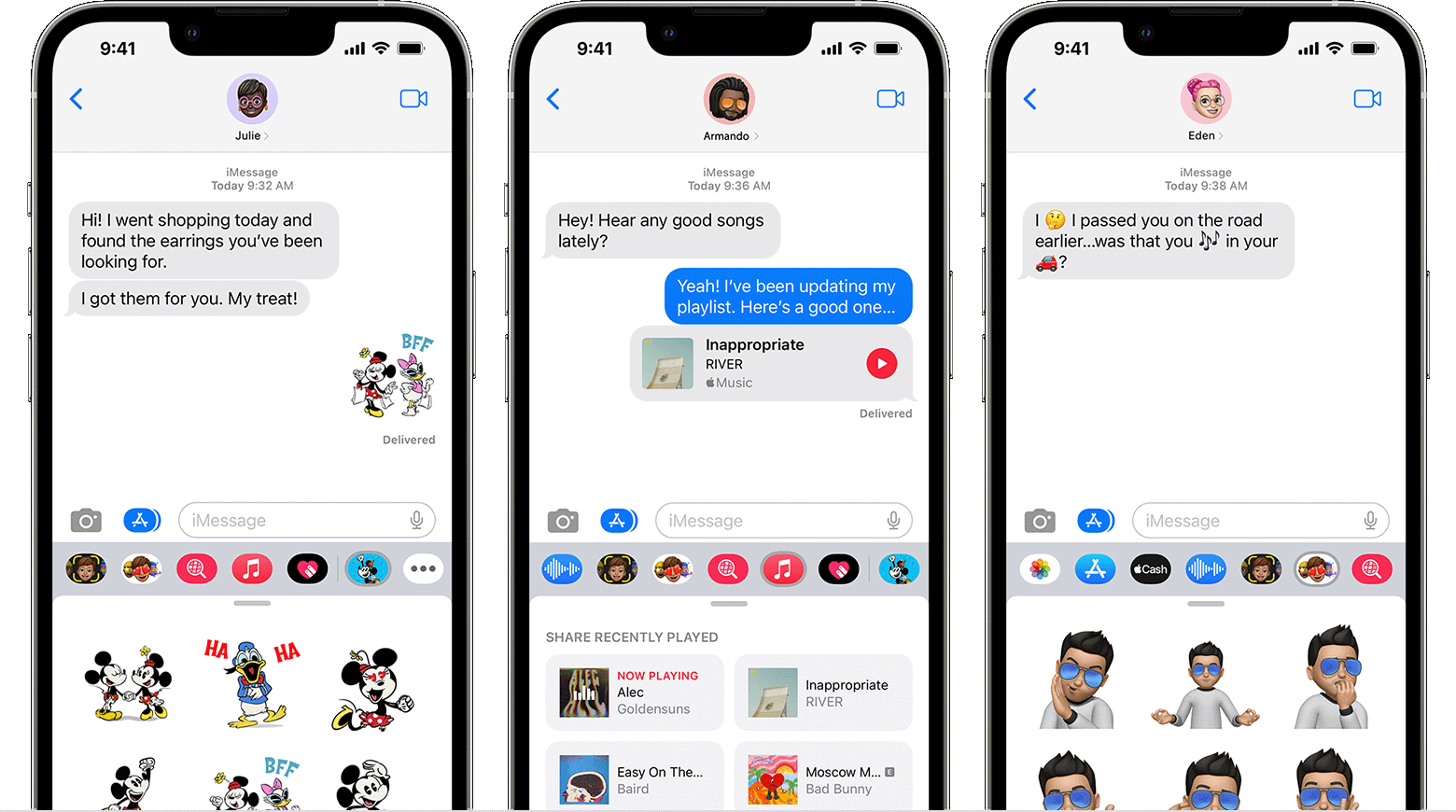 iMessage messaging app