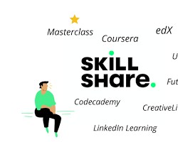 Image of Udemy, Skillshare, and Masterclass logos