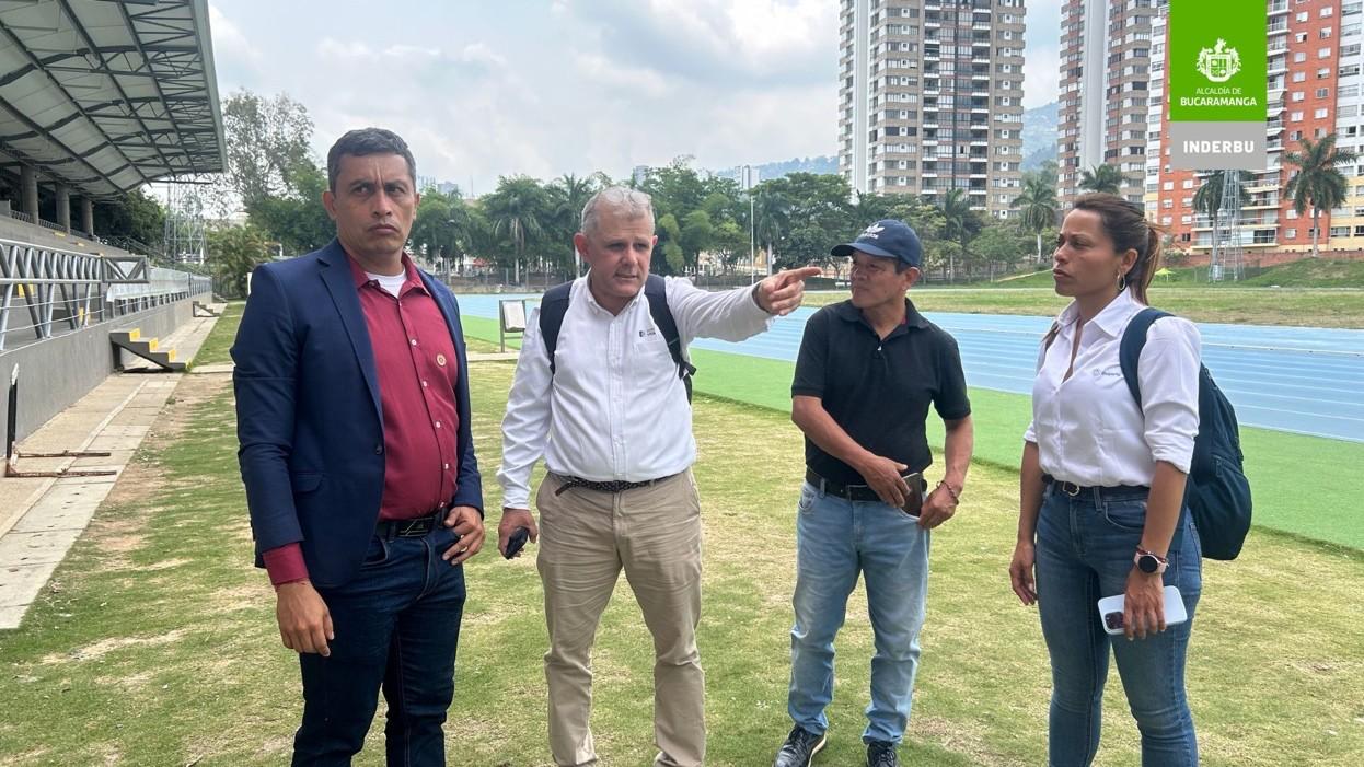 Satisfactoria visita de Mindeporte a Bucaramanga, ciudad candidata a los Juegos Sudamericanos Escolares