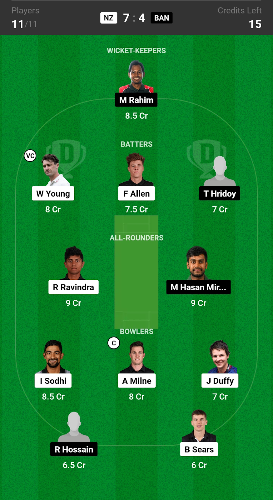 Bangladesh Batting 1st dream11 today match prediction
