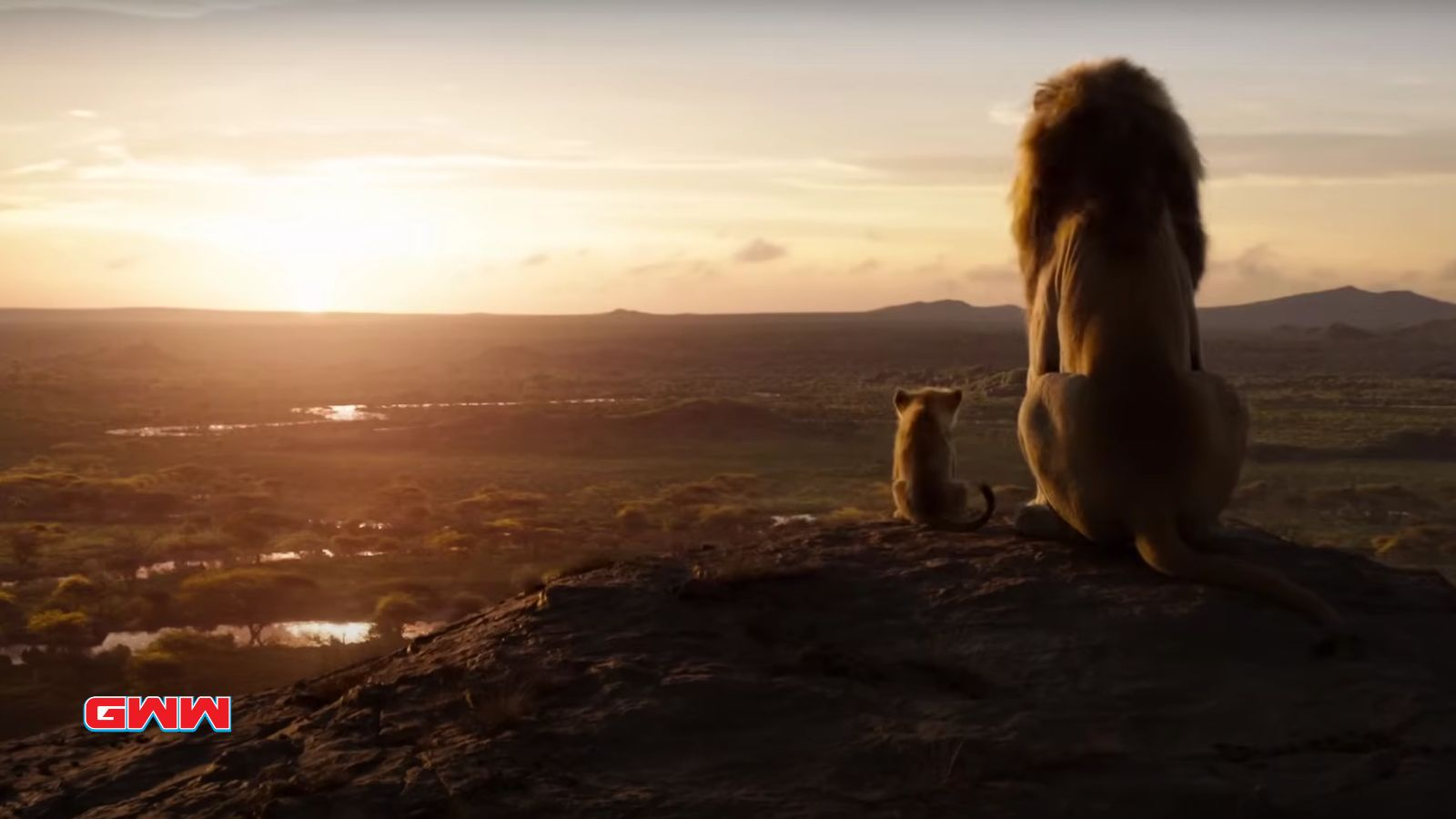 Mufasa and young Simba looking over Pride Lands, Mufasa meaning