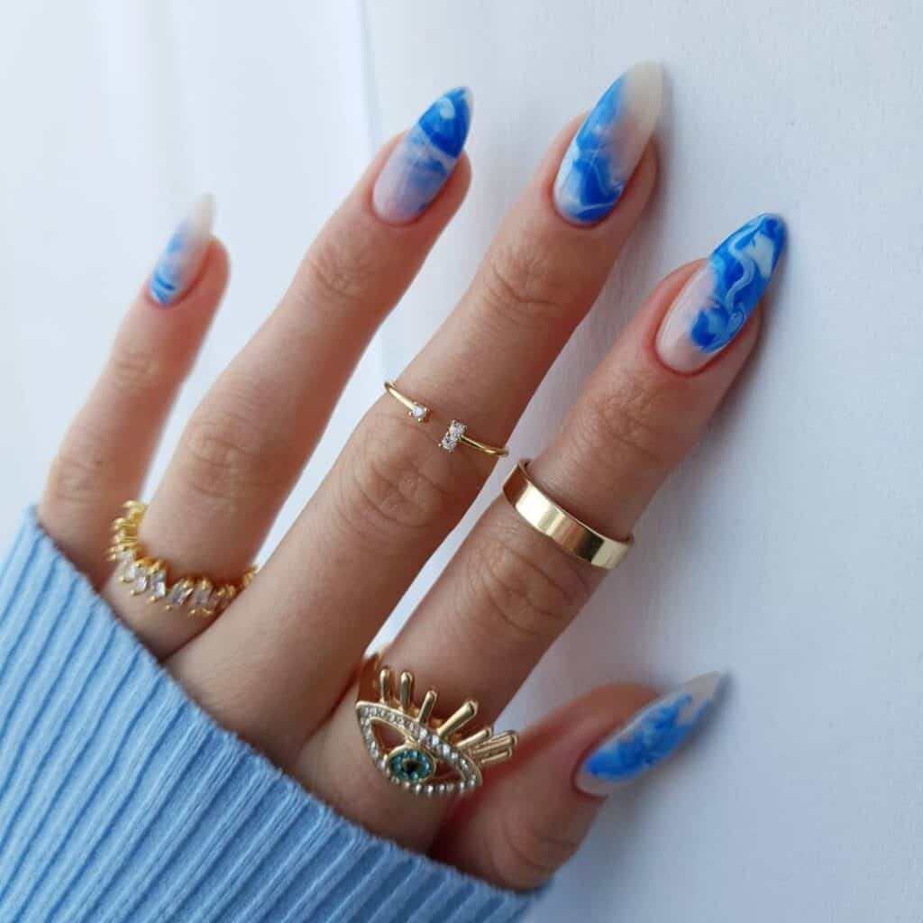 Ocean Eye Nail Design