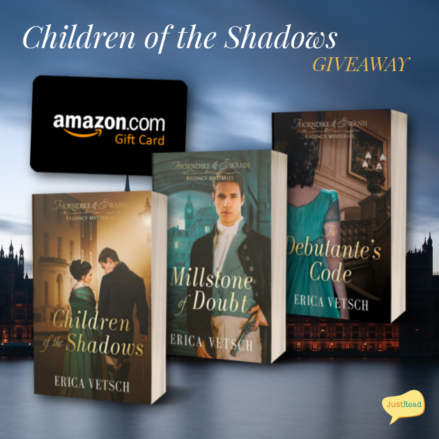 Children of the Shadows JustRead Tours giveaway