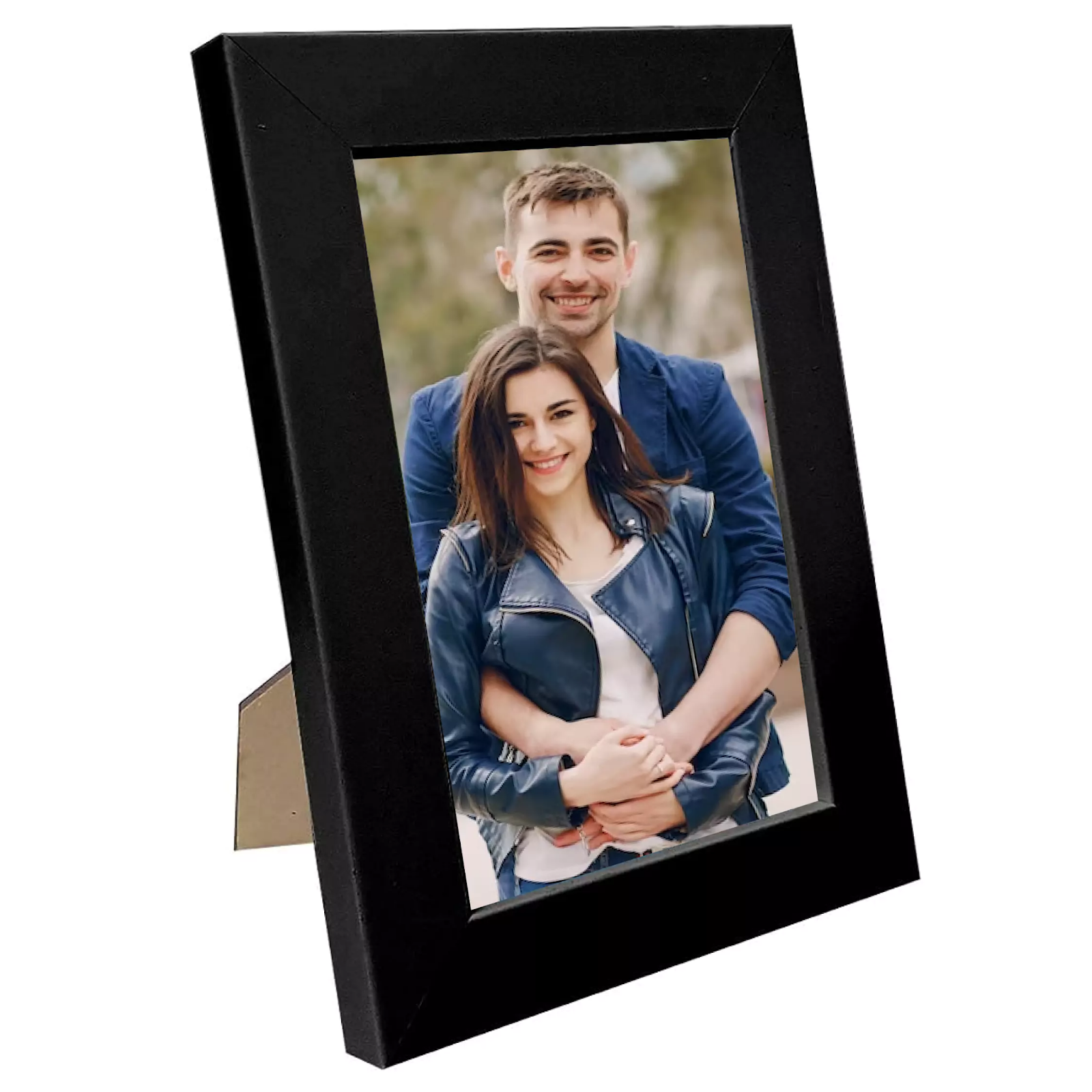 Black Photo Frame With Stand - Belly Amy's