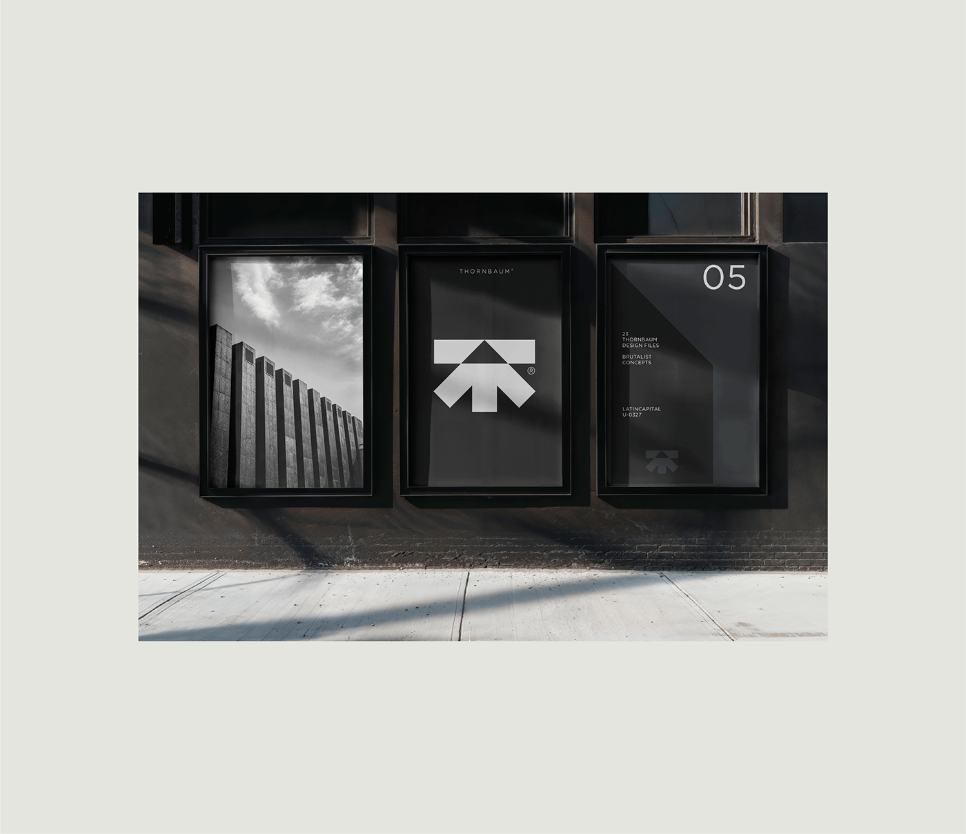 brand identity motion graphics  animation  Brutalism minimal clean Logo Design brutalist architecture branding 