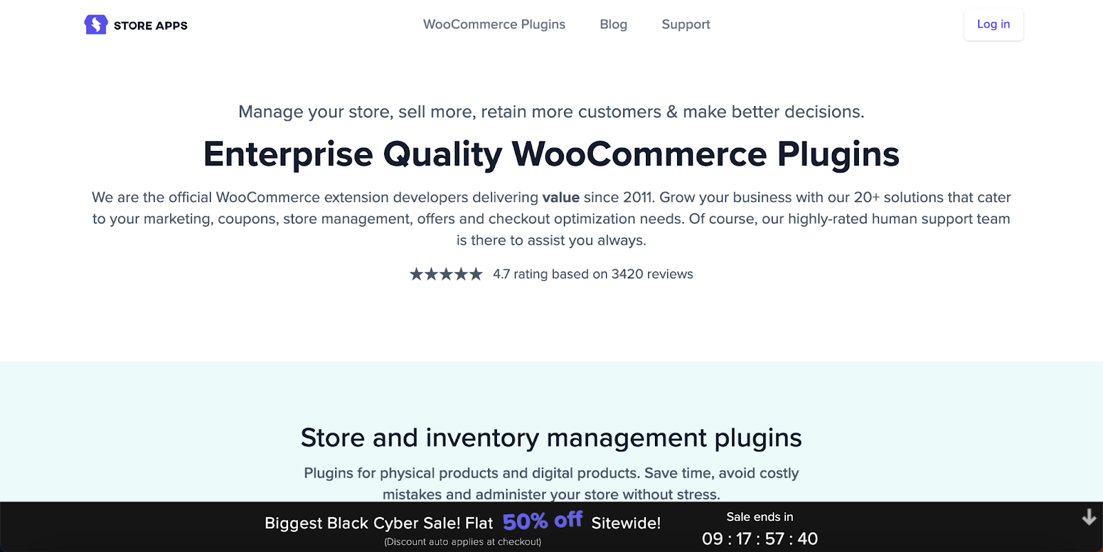 StoreApps' Black Friday and Cyber Monday Deals WordPress Plugin