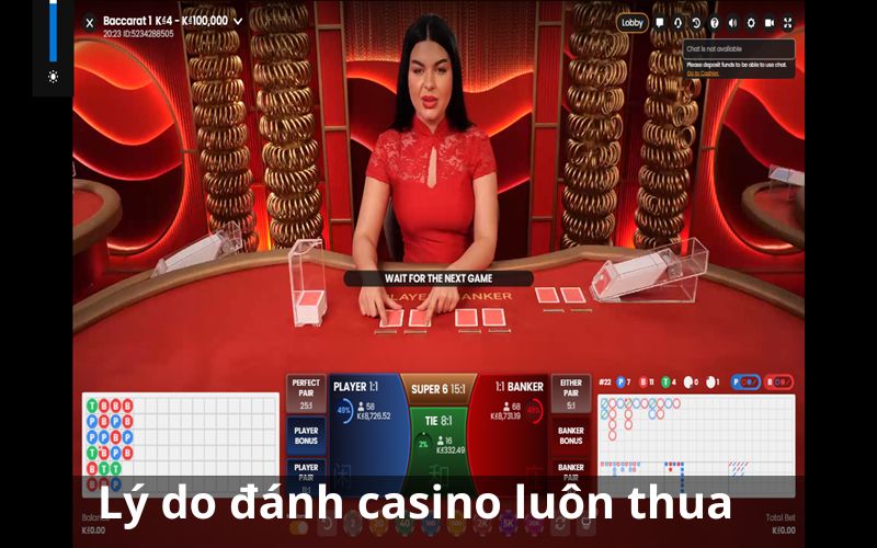 Lý do MCW giải mã tại sao đánh casino luôn thua khi chơi trò chơi casino