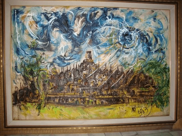 Lukisan Borobudur (Photo: Jurnalistika)