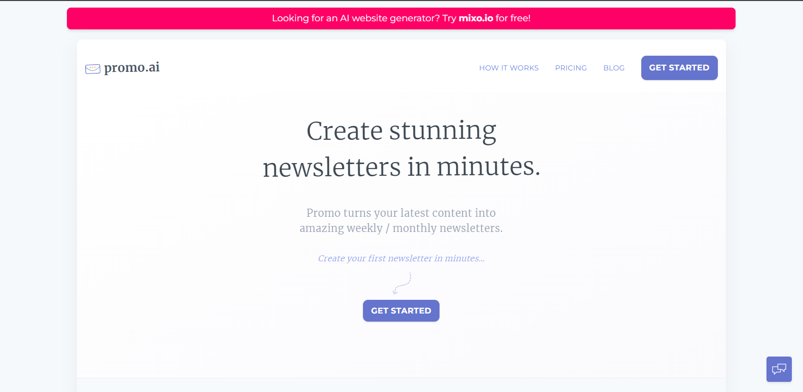 Promo AI Newsletter Generator