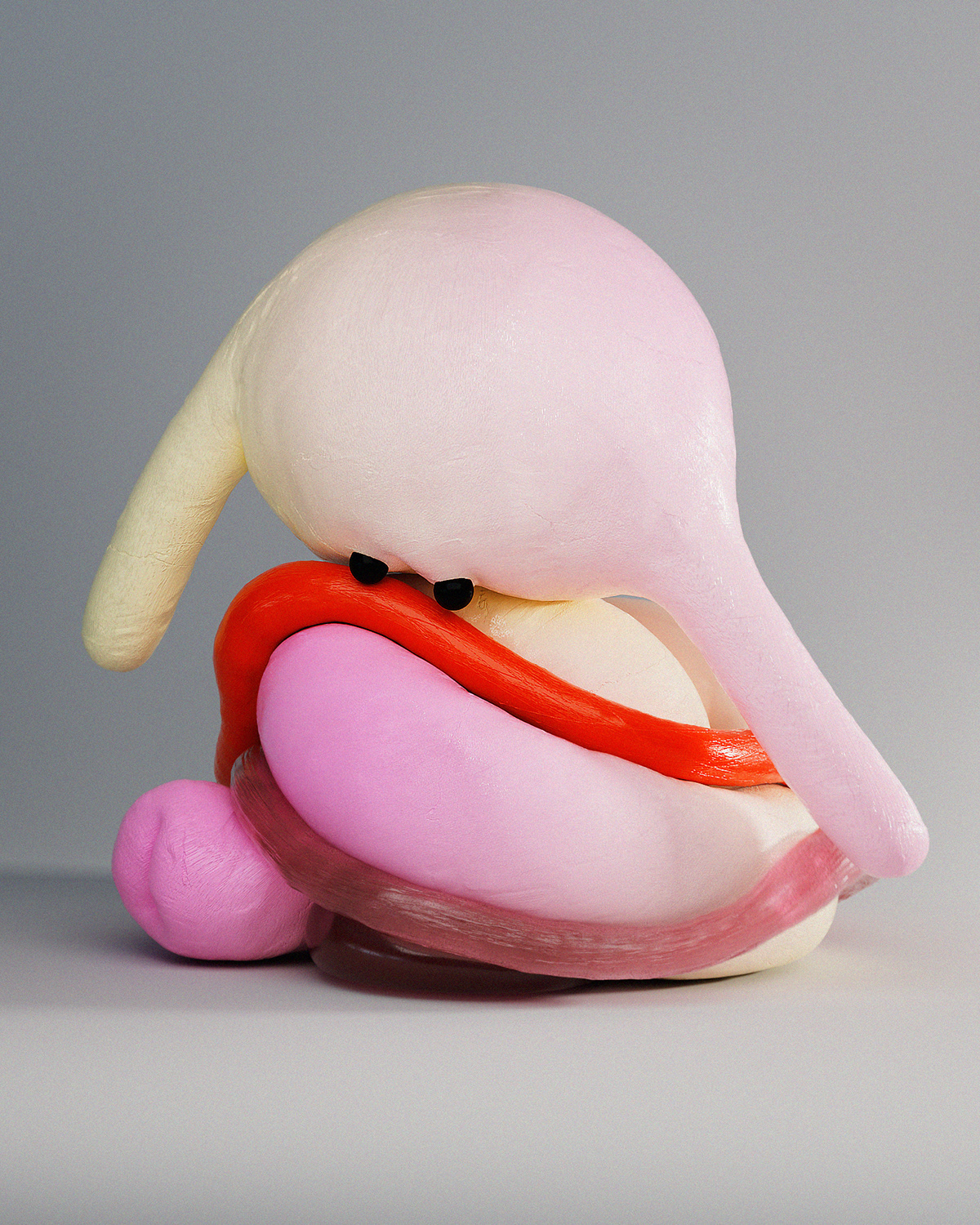 Artifact from the Exploring the Art of 3D Soft Body Character Design article on Abduzeedo