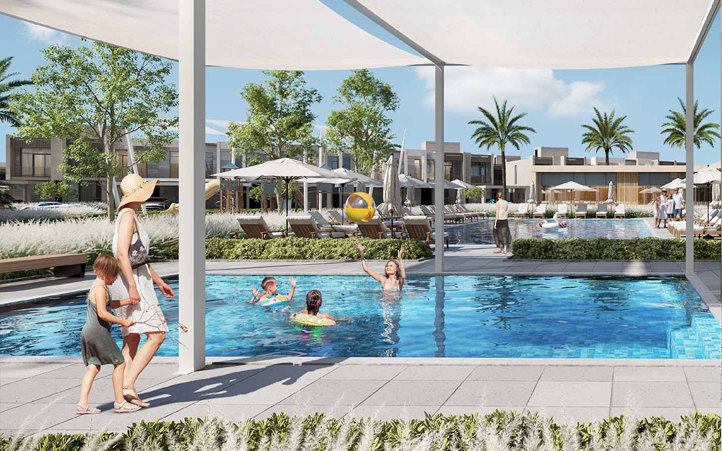 expo golf villas six has several pools and parks