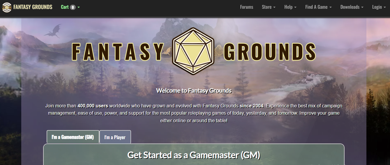 Fantasy Grounds Tabletop game