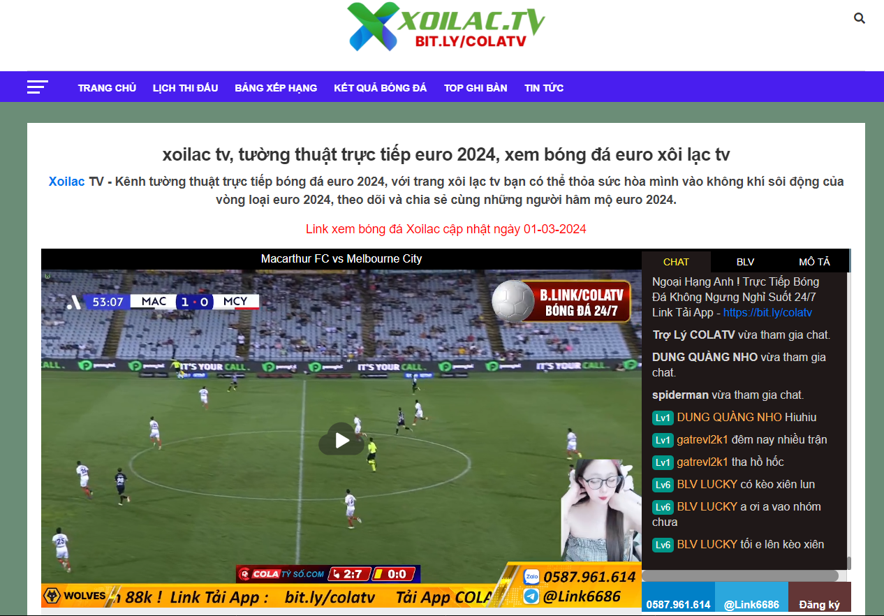 Xoilac TV trang web xem bóng đá trực tiếp hấp dẫn và miễn phí