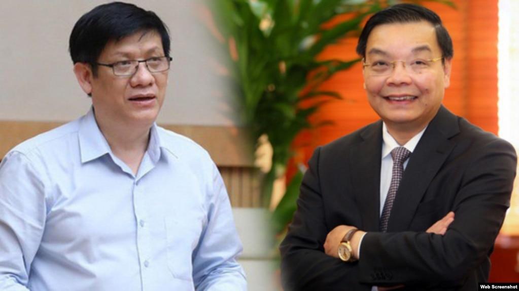 Cựu bộ trưởng Y tế Nguyễn Thanh Long và cựu Bộ trưởng Khoa học-Công nghệ Chu Ngọc Anh là hai trong số ba ủy viên trung ương Đảng bị xộ khám trong vụ Việt Á