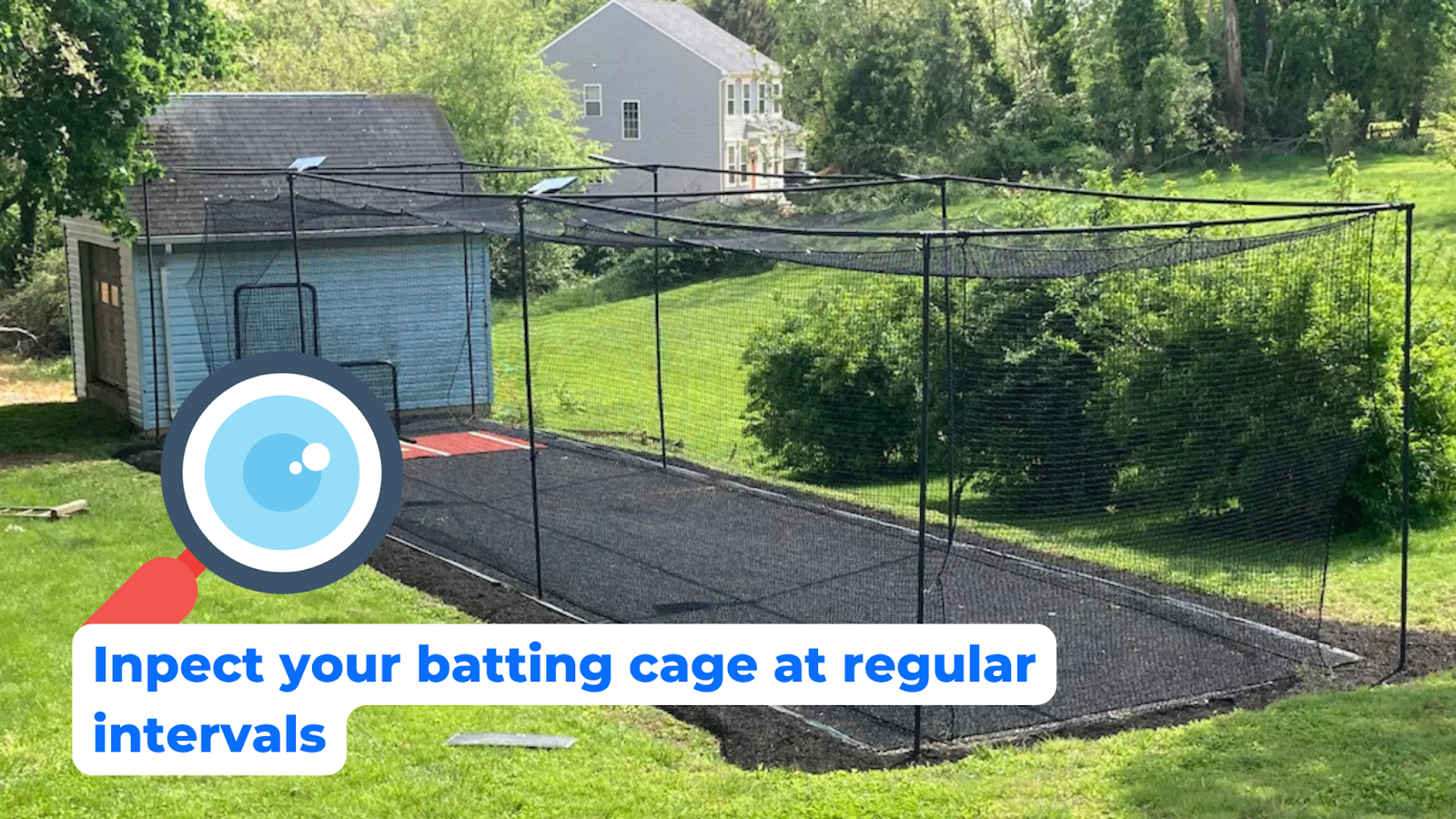 Tips to inspect your backyard batting cage