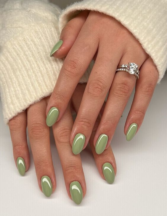 Full view  of a gorgeous mint green color