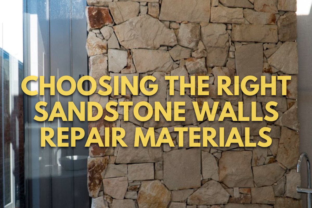 Choosing the Right Sandstone Walls Repair Materials