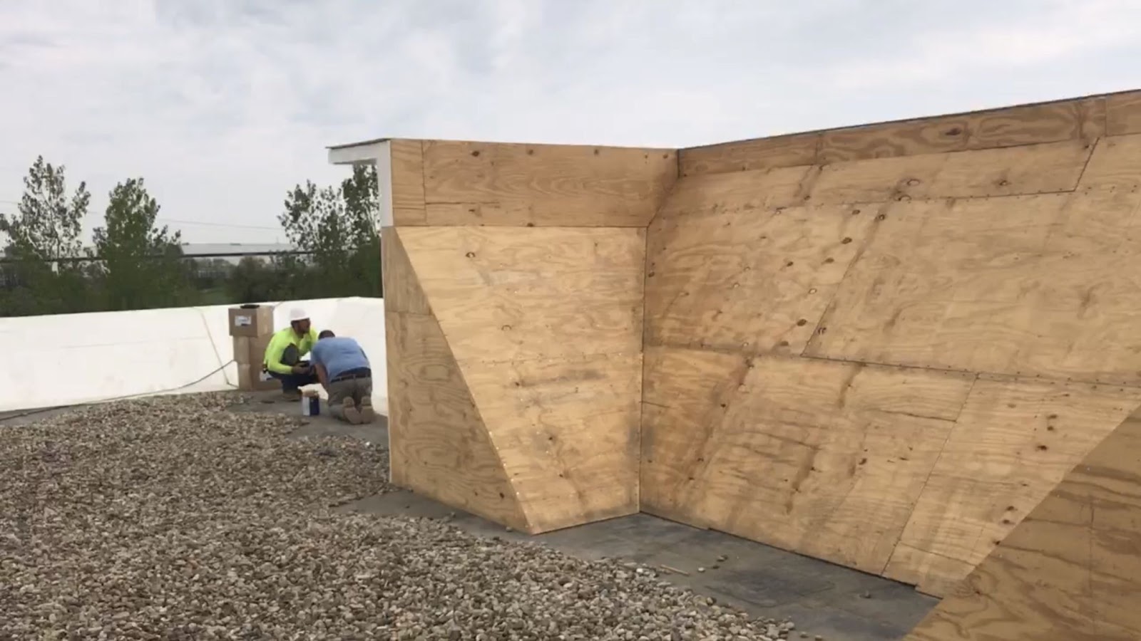 Flat roofing is installed by Alfred’s Roofing experts