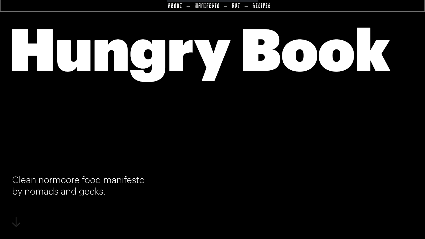 Hungry Book static website example