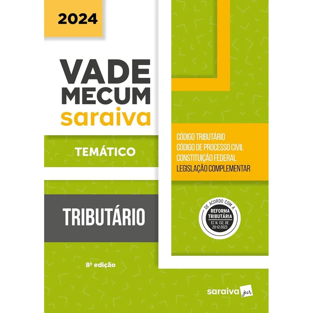 Vade Mecum temático: capa do Vade Saraiva – Tributário