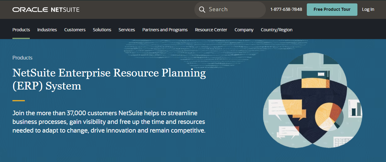 screenshot of netsuite erp accounting software for e-commerce sellers