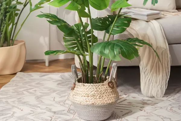 Artificial plant made of Silk cloth and Environmentally-friendly plastic