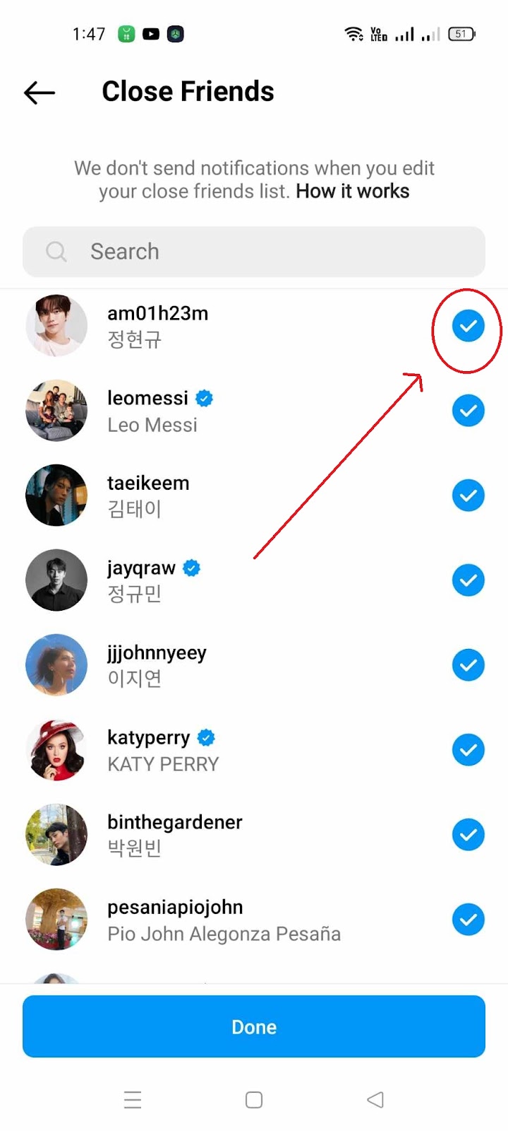 What does Green Circle in Instagram Story Mean - Add to Close Friends List