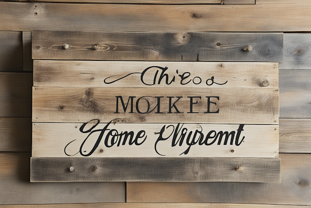 Rustic Pallet Sign