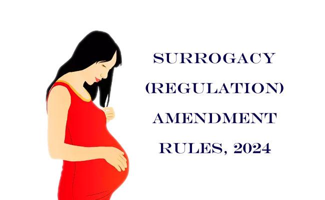 Amendment to Surrogacy Rules