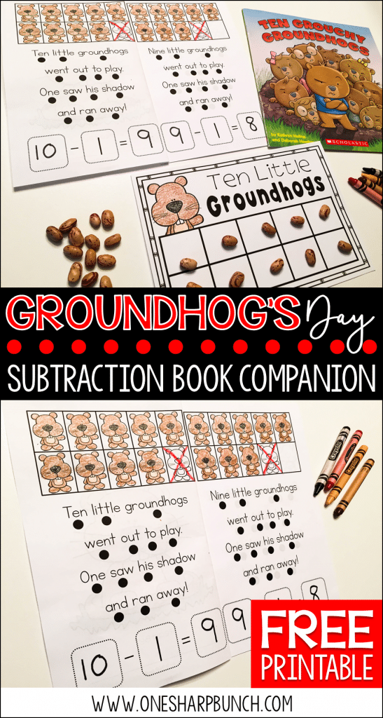 Looking for some great Groundhog’s Day books and a variety of engaging Groundhog Day activities for the primary classroom?! Head on over to grab a Groundhog Day FREEBIE perfect for the story Ten Grouchy Groundhogs!