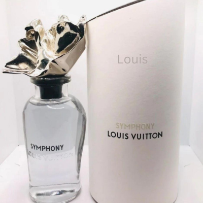 Image of Louis Vuitton Symphony perfume bottle, exuding elegance and refinement with its captivating fragrance. 