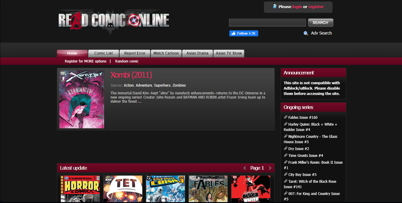 ReadComicOnline - Best Sites to Read Comics Online for Free 