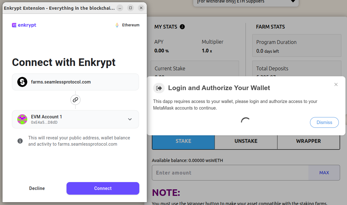 How to Use Seamless Protocol With Enkrypt