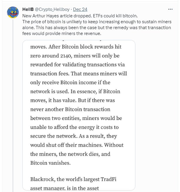 加密市場震撼預言！BitMEX前CEO警告現貨比特幣ETF可能「徹底摧毀」BTC