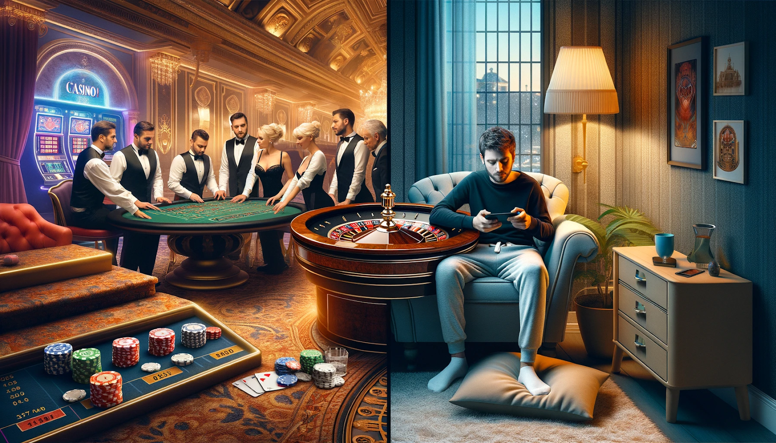 casino en ligne vs casino traditionnel