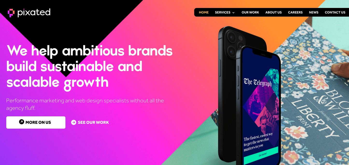 Pixelated helps ambitious brands build sustainable and scalable growth