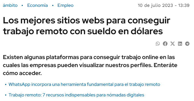 Ejemplo de interlinkeo
