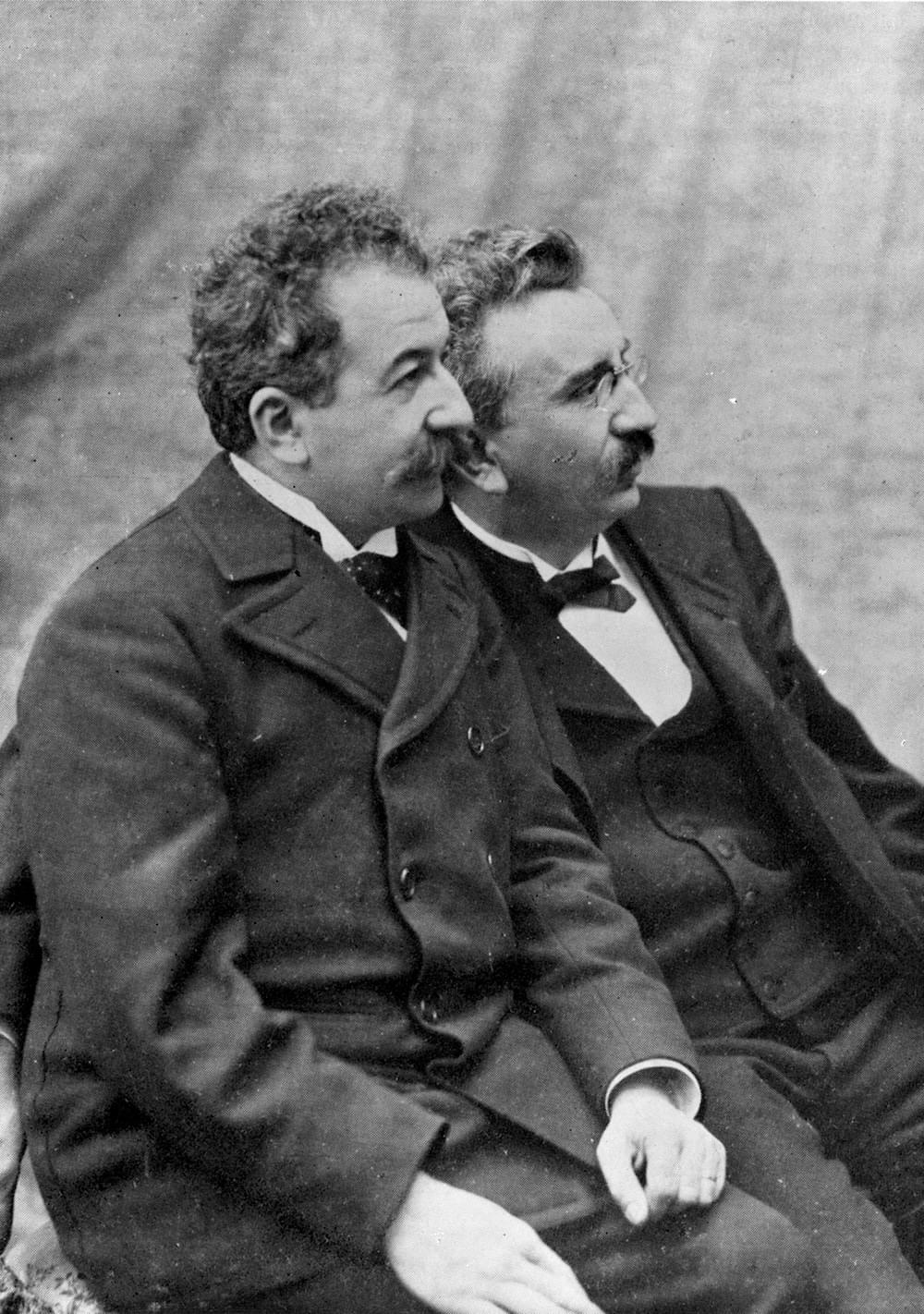 Auguste (left) and Louis (right) Lumière