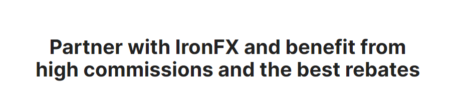 IronFX Affiliate Program